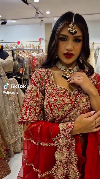 Beautiful bridal lehenga at Diya's Bridal #designer #fashion