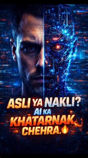 "Deepfake: Kya Ankhon dekha bhi jhoot hai?🤖 Bachna hai toh 'Code Word' rakho 🛡️ #Deepfake #AI #Scam