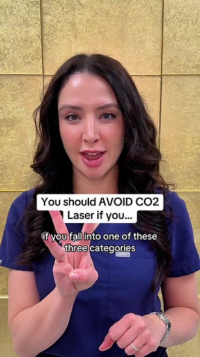 Considering CO2 Laser? It’s an incredible treatment for skin rejuvenation, BUT it’s not for everyone! Let’s talk about 3 situations where it’s best to hold off on CO2 laser to keep your skin safe and healthy 👇 1️⃣ Fitzpatrick Skin Type 5 or 6: For those with darker skin tones, CO2 Laser can cause hypopigmentation (loss of pigment) that’s difficult to treat. We always prioritize your safety and recommend alternative treatments better suited for your skin tone. 2️⃣ Recent Accutane Use: If you’ve 