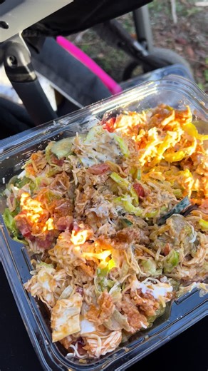 chiplote buffalo chicken tender salad from publix 😮‍💨🤏🏽🤏🏽 #publix #buffalo #saladsoftiktok #fyp #florida