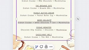 Editable S'mores Bar Menu & Signs | Prints in Any Size | Instant Download Canva Template | Wedding | Party | Bridal Shower | Baby Shower - Etsy