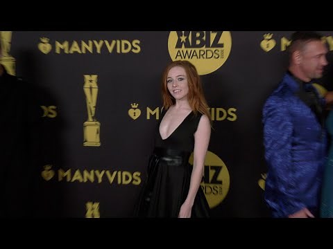 Madi Collins 2022 XBIZ Awards Red Carpet Fashion Broll