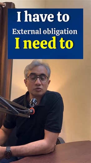 ✅ “I have to” • Meaning: It expresses obligation or necessity that often comes from an external rule, law, or duty. • Example: 🔹 I have to wear a uniform at school. (It’s the rule.) 🔹 I have to pay my bills on time. (It’s necessary due to external consequences.) ⸻ ✅ “I need to” • Meaning: It expresses necessity, but often from a personal or internal perspective. • Example: 🔹 I need to drink more water. (My body requires it.) 🔹 I need to study for my exam. (It’s important for me.) #english #c