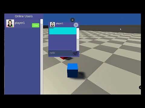 Unity WebGL Chat box and Message System(2022)