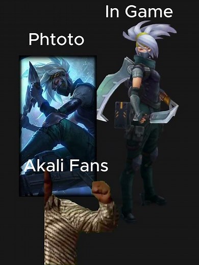 Akali Skin Splash Art vs In-Game Reality