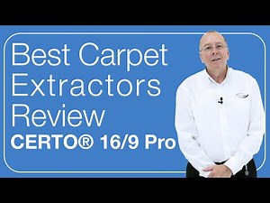 Best Commercial Carpet Extractors of 2022: CERTO® 16/9 Pro Carpet Extractor Review
