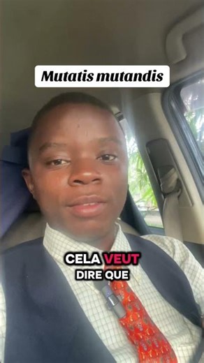 MUTATIS MUTANDIS #droit