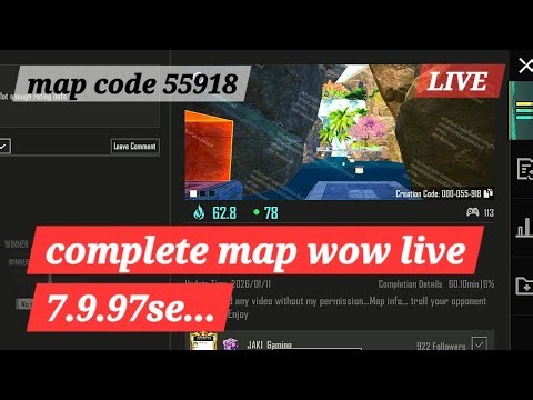 BGMI Adventure Mission Impossible 3 | Hardest WOW Parkour Map | Code0055918 #bgmi #bgmiwow #wowliev