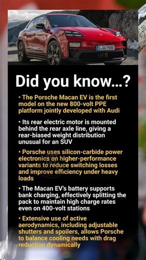 Porsche Macan EV – deep technical insights into Porsche’s electric SUV