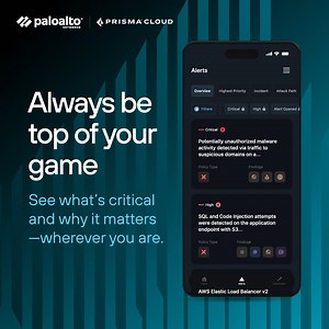 23 reactions · 4 comments | Who doesn't want cloud security at their fingertips? ☁️ Introducing the Prisma Cloud Mobile App. Get instant, real-time notifications, stay on top of the latest security risks, and effortlessly communicate with your SecOps team - all from your smartphone. Download now and transform how you manage cloud security! https://apple.co/49UDFMu #PrismaCloud #CloudSecurity #SecOps | Palo Alto Networks | Facebook