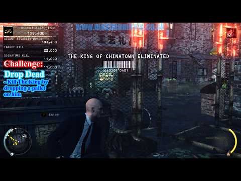 04 The King of Chinatown Hitman Absolution + Secret Challenges! Stealth Walkthru Purist Difficulty