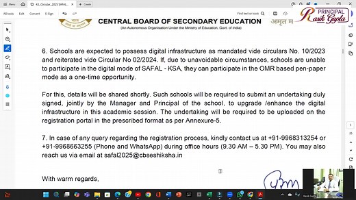 5.9K views · 37 reactions | CBSE SAFAL KSA 2025-26: Mandatory Registration & Digital Assessment Guidelines for Schools. #CBSE #SAFAL #SAFAL_KSA_2025 #SAFAL_ASSESSMENT_2025 | Principal Rasik Gupta | Facebook