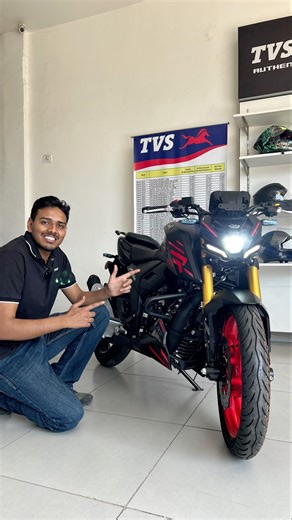 The best quality material motorcycle TVS Apache RTR 200 4V.