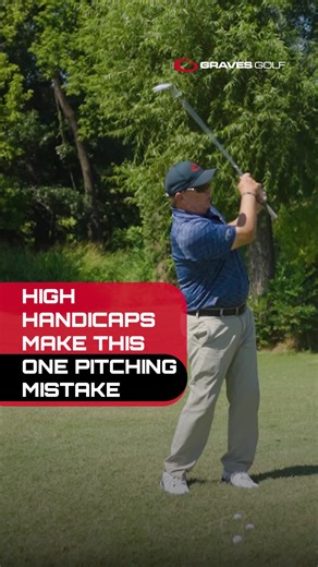 The #1 killer of your pitch shots? Deceleration. 🚫 Most high-handicappers take a big backswing… then quit at impact. That’s why the ball comes out low and ugly. ✅ The fix is simple: make your follow-through longer than your backswing. Accelerate through, every time. Do this, and your pitch shots will actually look — and feel — like golf shots. #golftips #shortgame #pitching #golfpractice #lowerscores | Graves Golf
