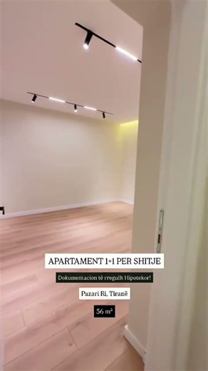 APARTAMENT 1+1 PER SHITJE PRANE PAZARIT TE RI!