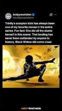 In The Matrix Reloaded (2003), Trinity's Stunt Was So Good It Ruined Every Copycat That Came After