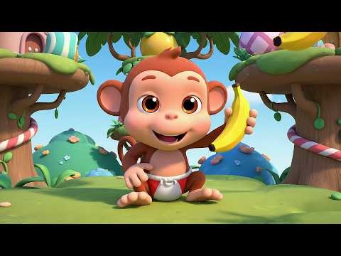 Funny Monkey Jumps Ooh Ooh Ah | Silly Jungle Dance & Kids Exercise Song