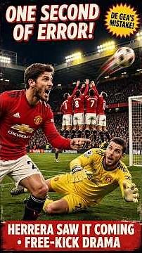 When Herrera thought his goalkeeper was perfectly positioned to stop the free kick #football