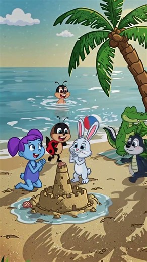 Learning with pibby S3E1 pibby at the beach ￼