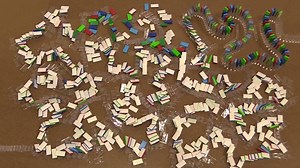 329K views · 548 reactions | Incredible Color Changing Color Dominos...