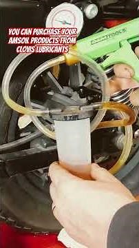 How to flush the brake fluid on a motorcycle. This is the same process for most any motorcycle.