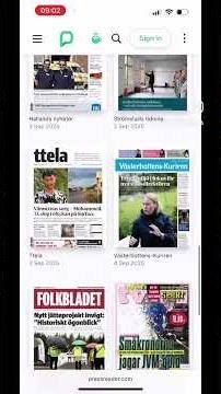 Hur du använder PressReader!