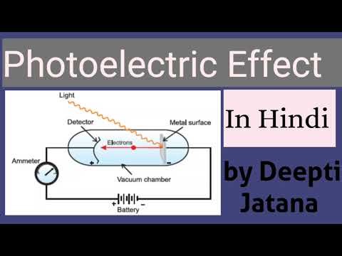 Photoelectric Effect explained in Hindi | Chemistry Classes| Deepti Jatana