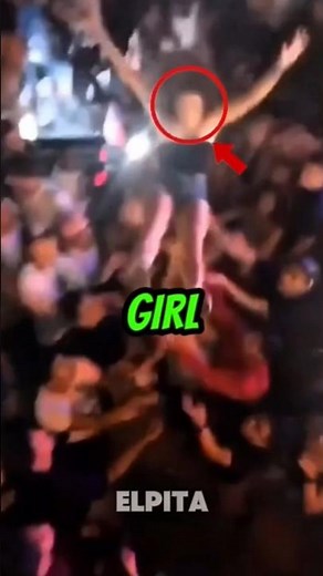 🎸🤘 The Epic Crowd Surf Fail Where the Audience Simply Vanished 🤯💥 #fail #fall #funny #shorts