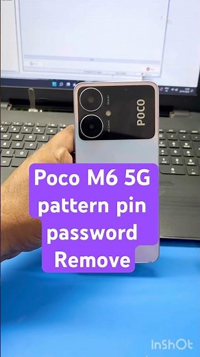 How to poco m6 5G pattern pin password remove all data remove