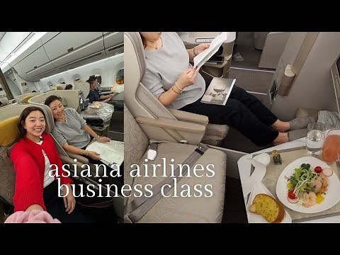 Asiana Airlines Business Class! Flight review & experience (ICN to SFO)