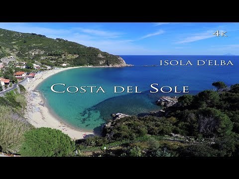 Isola d'Elba Spiagge - Costa del Sole - Aerial Video Drone 4K