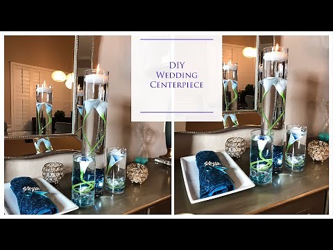 DIY Simple Tall Wedding Centerpiece | Dollar Tree | Under $25