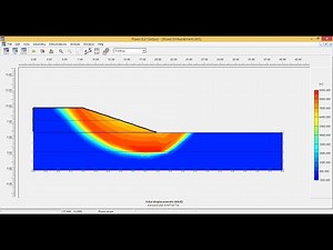 Plaxis 2D tutorial Lesson 5 Road Embankment, Consolidation & Safety factor