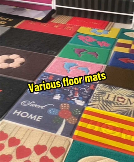 Various printed floor mats, PVC floor mats#rugs #mat #karpet #carpet #homecarpet