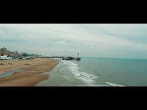 Scheveningen - The Hague Beach, Holland 4k Drone