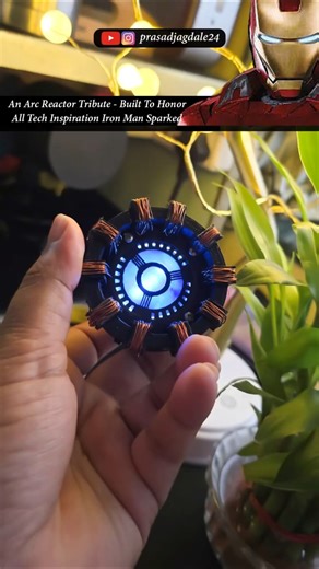 An Arc Reactor Tribute #shorts #marvel #ironman
