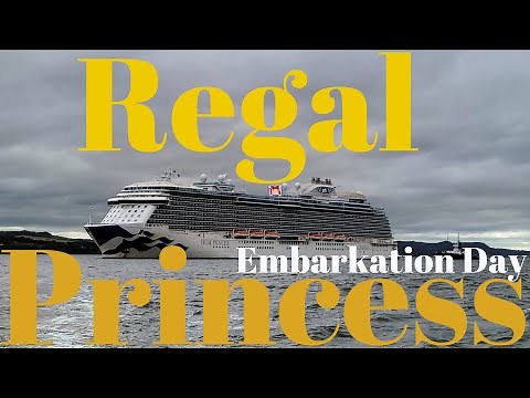 Regal Princess Embarkation Day British Isles Cruise 2023