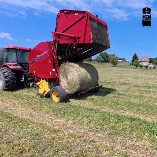 9.5K views · 208 reactions | Hay Baling Madness #BalingHay #Hay #Equipment #FarmLife | Out of the Woods Forestry | Facebook