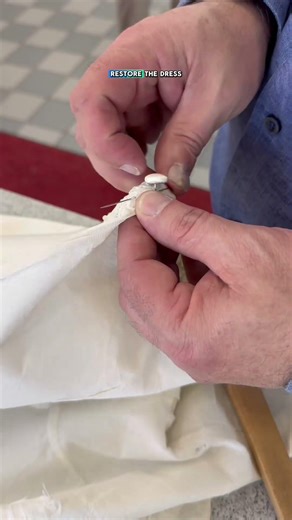 How do you Clean Wedding Dress Buttons? #weddingdress #explained #preservation