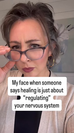 You’ve done it all. The breathwork. The tapping. The meditations. The grounding. You’ve spent months trying to “regulate your nervous system,”yet your symptoms still hang around. It’s exhausting, isn’t it? Feeling like you’re doing everything right, but nothing’s really changing. Here’s what’s actually going on👇 Regulation can calm your body, but it doesn’t change the messages your body is getting from your subconscious. Those old programs keep your body stuck in protection mode — sending signa