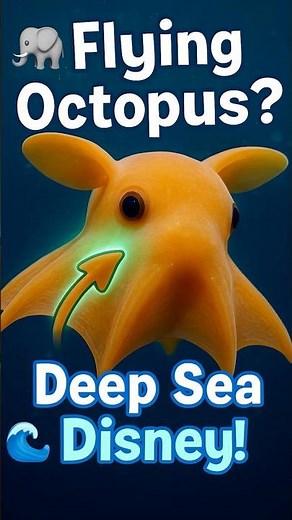 Meet the Adorable Dumbo Octopus 🐙 | Deep Ocean’s Cutest Secret