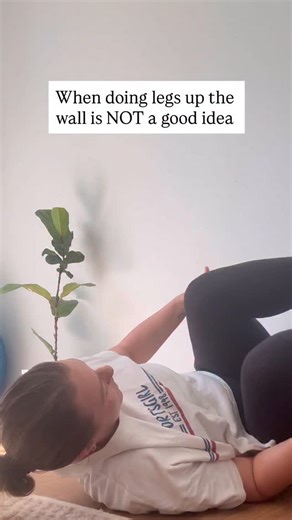 Gemma | Lymphatic Drainage Mentor on Instagram: "Legs up the wall isn’t a universal self-care tool. Crazy for me to say because I’m obsessed but… While elevation can feel relieving for some bodies, there are many situations where forcing blood and fluid upward can increase pressure, congestion, or discomfort rather than support recovery. This position significantly alters venous return, lymph flow, abdominal pressure, and nervous system tone. If those systems are already under strain, full eleva