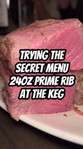 Discover The Keg's Secret 24oz Prime Rib Menu