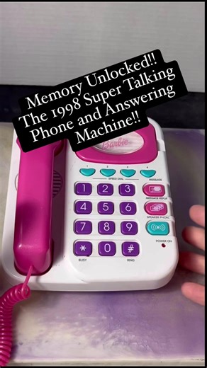 57K views · 872 reactions | Memory Unlocked!!The 1998 Super Talking Phone and Answering Machine!! Missing the little foam Cassettes tho :( #barbiegirl #barbiedoll #nostalgia #pretendplay #90sthrowback #90stoys #telephone #childhoodmemories | CPJ Collectibles | Facebook