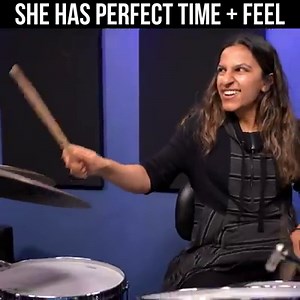 Her creative energy will leave you like 🤯 - Enjoy this killer performance by Sarah Thawer from our NAMM booth. | Drumeo