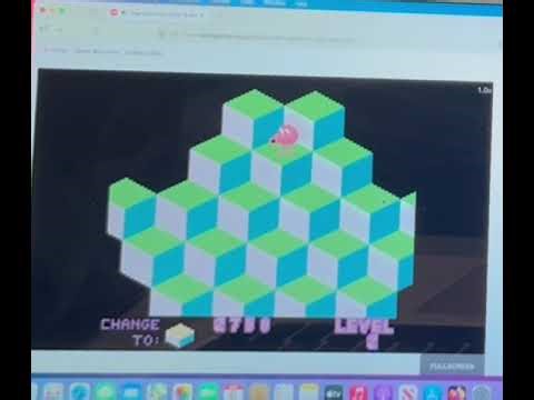 Another Video of Me playing Q*bert for Game Boy Color.