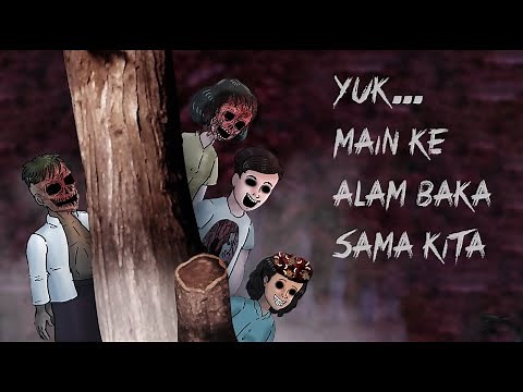 Misteri Anak2 hutan Terlarang - Diajak Main gak bisa pulang #HORORMISTERI | Animasi Kartun Hantu