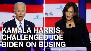 Kamala Harris challenged Joe Biden on his past opposition to busing. http://mag.time.com/5l72qei | TIME