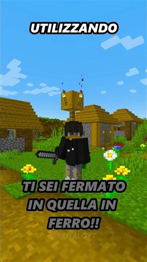 RIESCI A FERMARTI SULLA SPADA D'ORO? #minecraft #memes #gaming #perte #minecraftmemes