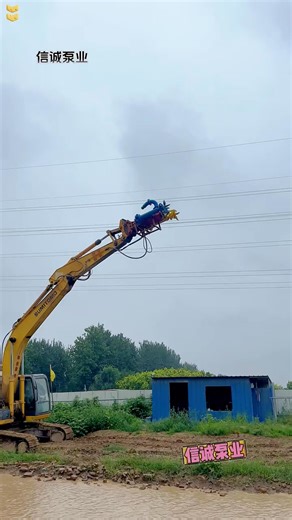 The low center of gravity design of the mud pump makes its operation more stable. #excavatormuthpump #mudprocessing | Jcb Worker